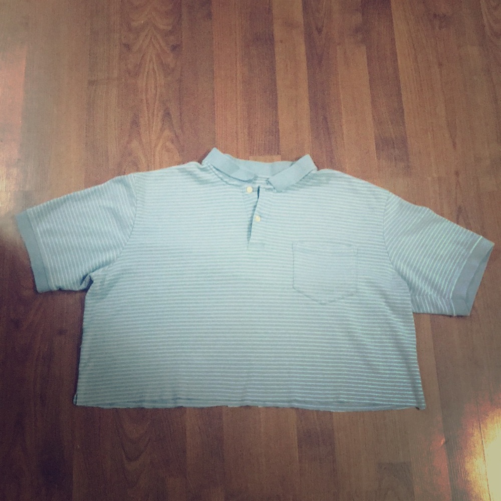 Vintage cropped polo